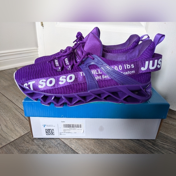 Purple Running shoe JUST SOSO - Picture 2 of 4